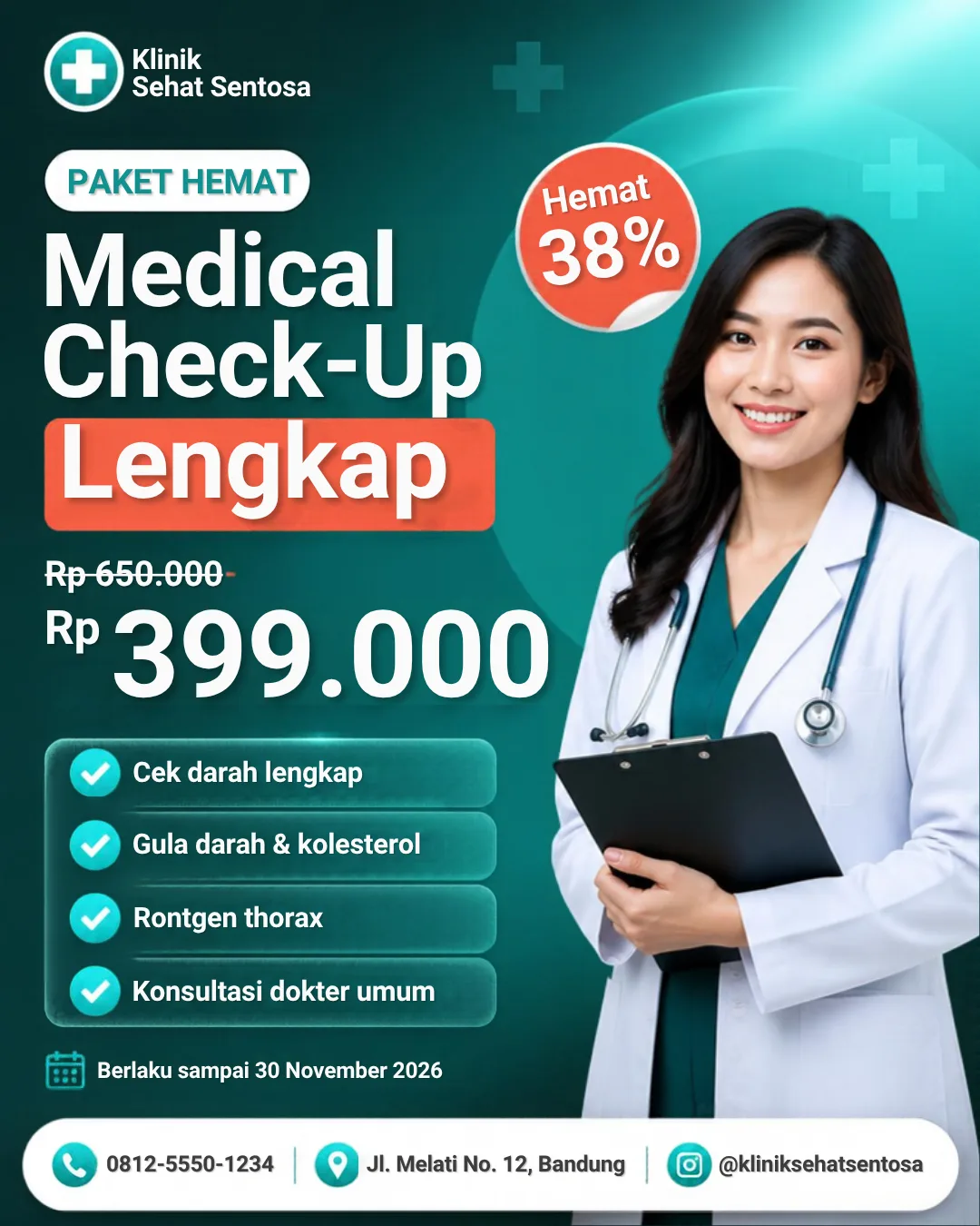 18 Template Canva Klinik & Kesehatan – preview 1