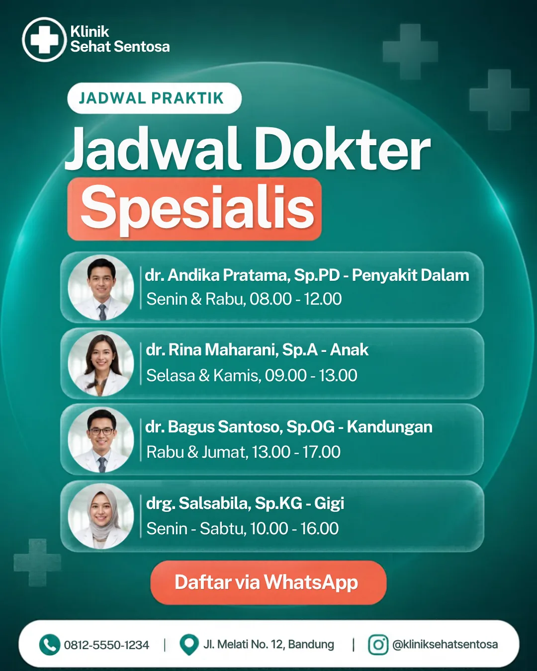 18 Template Canva Klinik & Kesehatan – preview 4