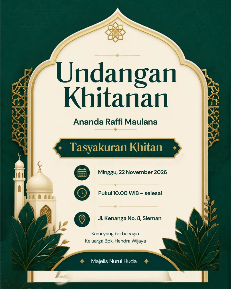 18 Template Canva Undangan Islami – preview 3